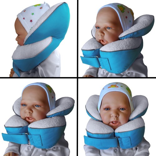 Подушка в коляску и автокресло Ontario Baby Baby Travel Elite Pillow Голубой ART-0000665