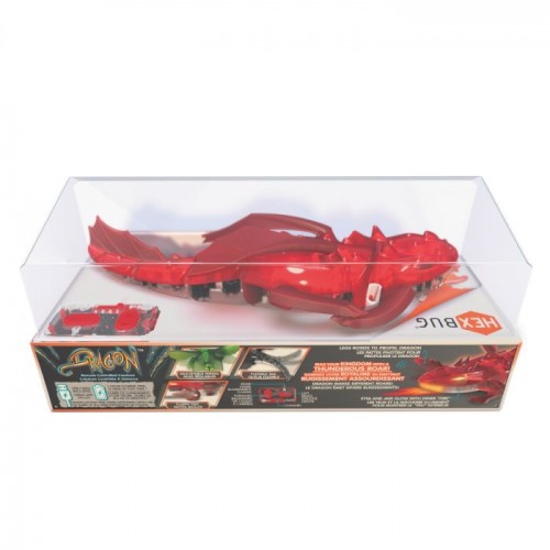 Интерактивная игрушка наноробот Hexbug Dragon Single на ИК управлении Красный 409-6847 red