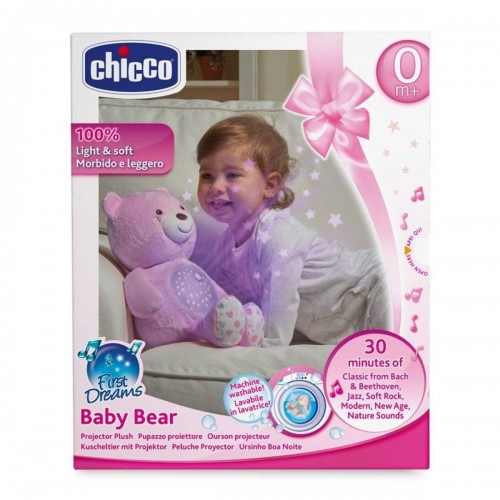 Игрушка музыкальная Медвежонок Chicco 08015.10 розовый