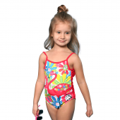 Цельный купальник для девочки Keyzi Красный 2-6 лет Flamingo 20 small 1psc