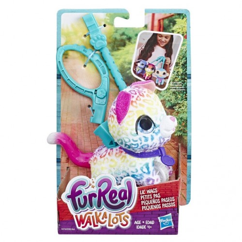 Интерактивная игрушка Hasbro FurReal Friends Маленький питомец на поводке Котенок В E3503_E4776