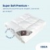 Летнее одеяло двуспальное Ideia Super Soft Premium 175х210 см Белый 8-11880