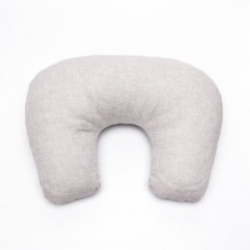 Наволочка на ортопедическую подушку для путешествий Lintex Лен/Хлопок 25х35 см Серый нпд