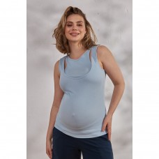 Майка для беременных и кормящих Юла Мама Jade Голубой NR-24.072