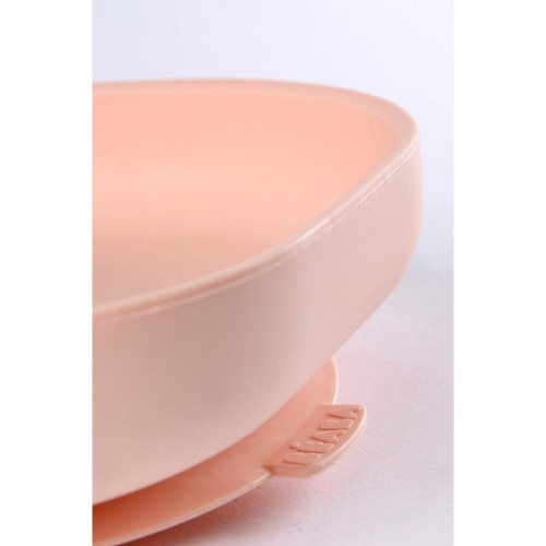 Силиконовая тарелка Beaba розовый