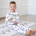 Пижама детская ELA Textile&Toys Звезды 2 - 6 лет Интерлок Белый/Синий PJ001ST