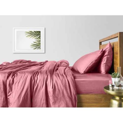 Наволочка на подушку Cosas евро набор 2 шт 50х70 см Розовый Пудра_501