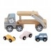 Детская игрушка из дерева машинка Viga Toys PolarB Автовоз 44014
