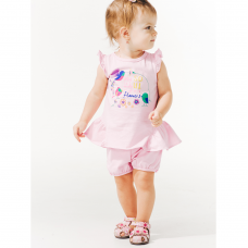 Детские шорты для девочки Smil Цветочная феерия Розовый 6-18 месяцев 112284