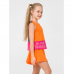 Детская юбка шорты для девочки Smil Розовый цитрус Оранжевый 8-10 лет 112356