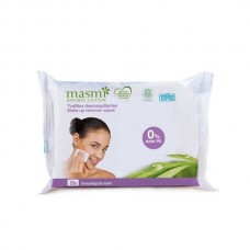 Органические влажные салфетки для удаления макияжа Masmi 20 шт.