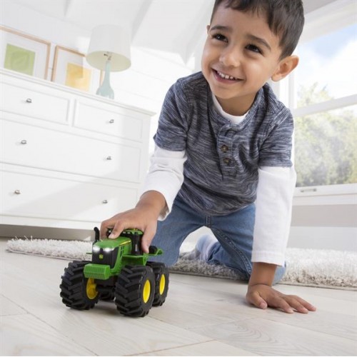 Детская машинка со светом и звуком John Deere Kids Monster Treads Трактор 46656