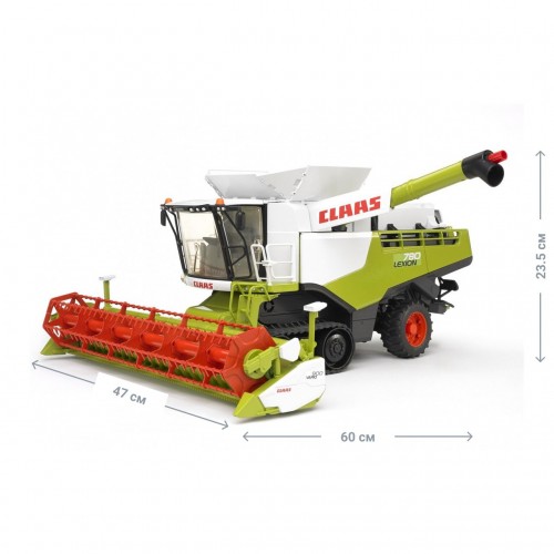 Модель машинки Bruder Комбайн Claas Lexion 780 Terra Trac Combine harvester 02119