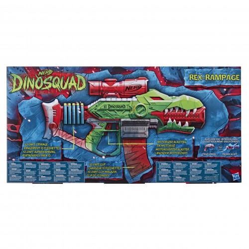 Детская игрушка бластер Hasbro Nerf Dinosquad Rex Rampage F0807