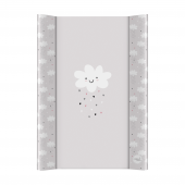 Пеленальная доска для новорожденных Cebababy Cloud Серый/Белый 50x70 W-203-305-721