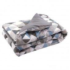 Демисезонное одеяло двуспальное Руно Абстракция 172х205 см Серый 316.53Абстракція