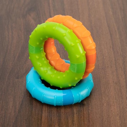 Развивающая игрушка тактильная Fat Brain Toys SillyRings Магнитные кольца F269ML