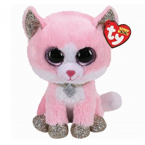 Мягкая игрушка TY Beanie Boo's Кот Fiona 25 см 36489