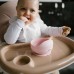 Детская тарелка на присоске BabyOno 6+ мес Силикон Розовый 1481/02