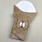 Конверт одеяло для новорожденных PaMaYa 90*90 Капучино 12-11-2 56