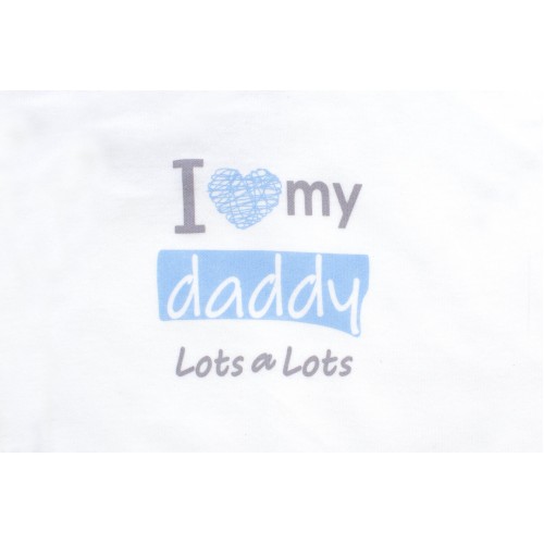 Боди Veres I love my daddy blue интерлок 102.81-5