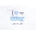 Боди Veres I love my daddy blue интерлок 102.81-5