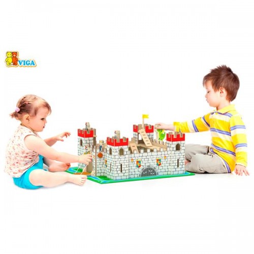 Детская игра из дерева Viga Toys Игрушечный замок 50310