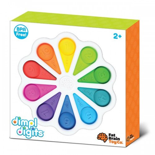 Детская игрушка тактильная Fat Brain Toys dimpl digits Цветные лепестки F275EN