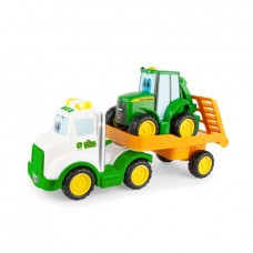 Детские машинки со светом и звуком John Deere Kids Тягач и трактор 47207