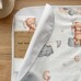 Непромокаемая пеленка для детей Маленькая Соня Мишка с шариками 50х80 см Коричневый/Серый 115378