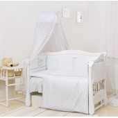 Комплект постельного белья Twins Romantic Vintage Baby R-004 Белый 7 предметов