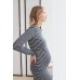 Платье для беременных и кормящих To Be Синий 4139070