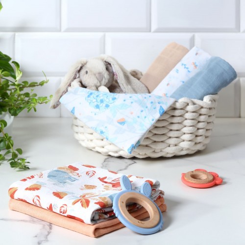 Муслиновые пеленки BabyOno Оранжевый 70x70 см 3 шт 348/09