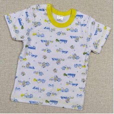 Детская футболка для мальчика PaMaYa Белый 3-6 мес 18-13-68_1 68