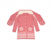 Вязаный кардиган детский с шарфом Дайс Розовый 4-9 лет 15232006