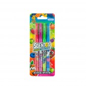 Гелевые ручки цветные Scentos Яркие фрукты 4 шт 40454