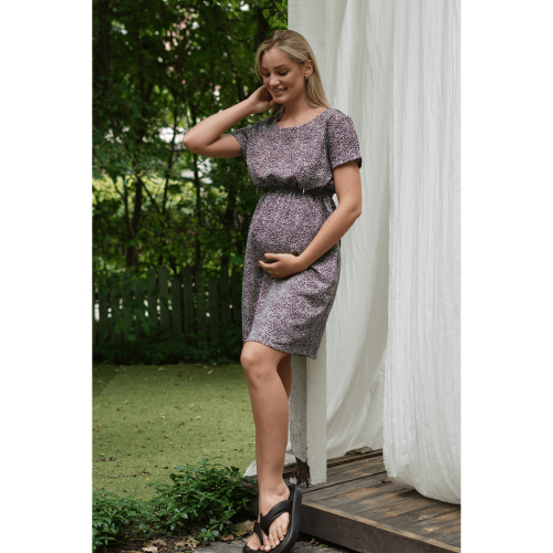 Летнее платье для беременных и кормящих To Be Софт Серый 3178768