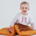 Вышиванка детская ELA Textile&Toys Ukraine Маки 7 - 9 лет Муслин Белый/Красный ES001PFL