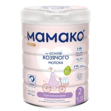 Детская смесь на основе козьего молока Mamako Premium 2 6-12 мес 800 г 1105315