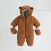 Зимний комбинезон для детей Magbaby Teddy 0-12 мес Коричневый 112361