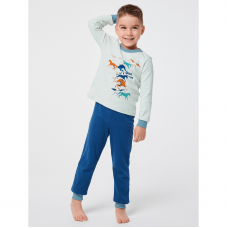Пижама детская Smil Тихий лес Синий/Голубой 1,5 года 104511