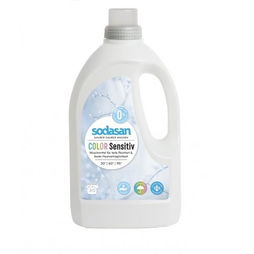 Органическое жидкое средство Sodasan Color-sensitiv, 1530, 1,5 л