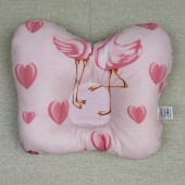 Подушка ортопедическая для новорожденных PaMaYa Розовый п-11-3