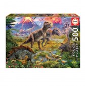 Пазлы Educa Встреча динозавров 500 шт 15969
