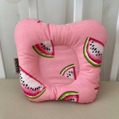 Ортопедическая подушка для новорожденных BetiS Кавунчик Поплин Розовый 18х22 см 91449649