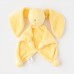 Набор комфортер игрушка для сна и прорезыватель ELA Textile&Toys Зайчик Желтый KT001YELLOW