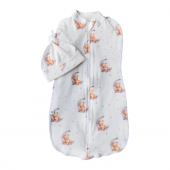 Пеленка кокон для новорожденных на молнии с шапочкой Embrace  от 0 до 3 мес pkz068