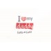 Шапочка Veres I love my daddy red интерлок 106.81-4