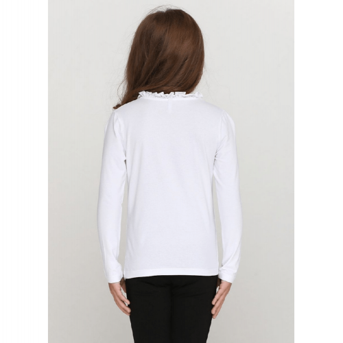Детская блузка для девочки Vidoli от 7 до 11 лет Белый/Черный G-17552W