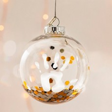 Набор для создания отпечатка Baby Art Рождественский шар Прозрачный с кофети 3601099600
